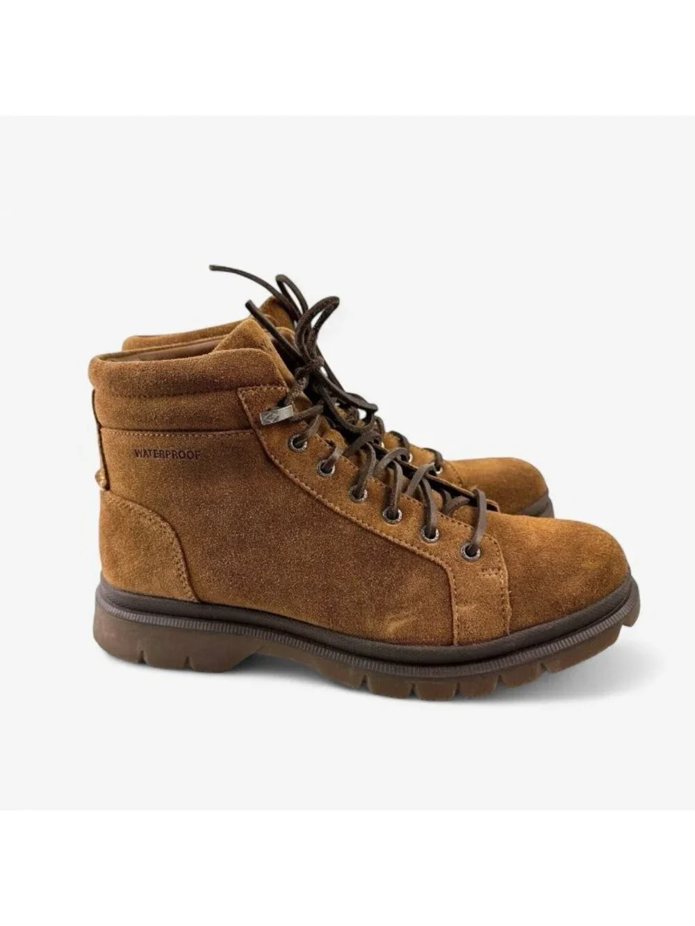 Sperry Top-Sider Mens Hiking Boots Watertown LTT Waterproof US 8.5 M Brown Suede